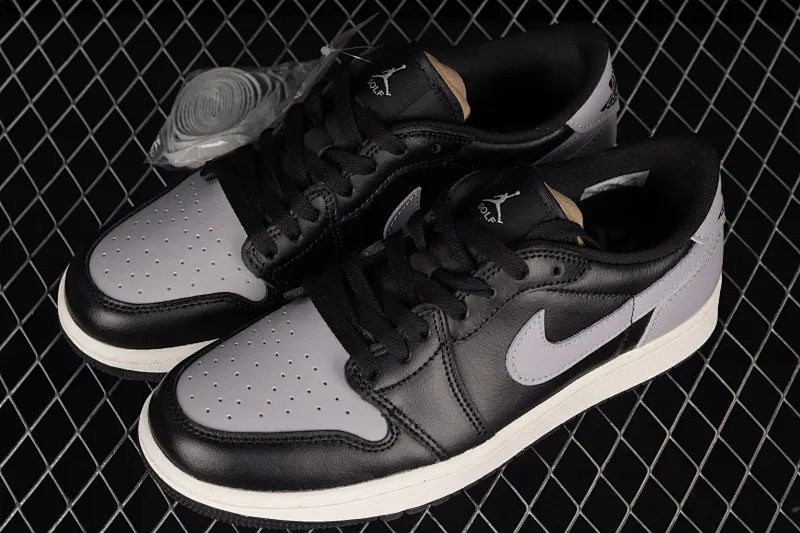 All categories Air Jordan Jordan series basketball shoes Air Jordan 1 Low Z version Air Jordan 1 Low Golf "Shadow" AJ1 Joe 1 new golf version black and gray shadow color DD9315-001